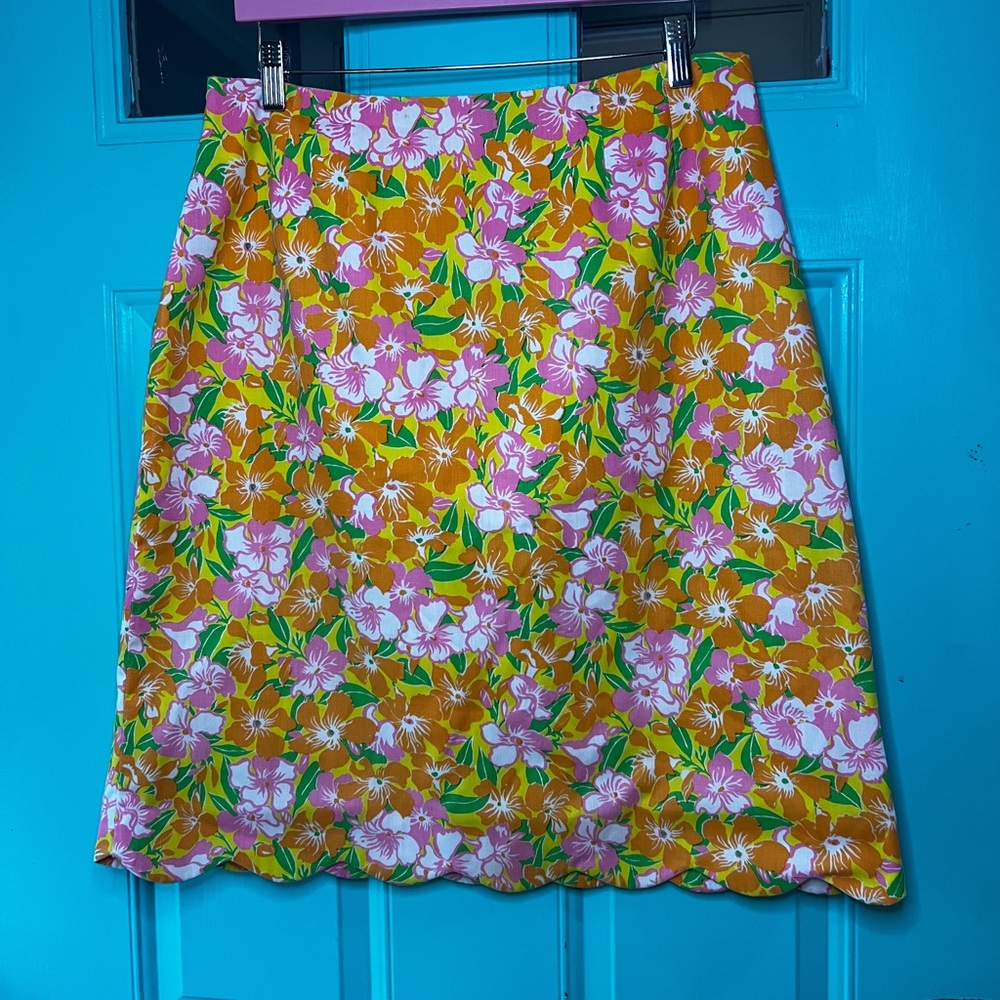 Vintage Lilly Pulitzer The Lilly Skirt size 14.